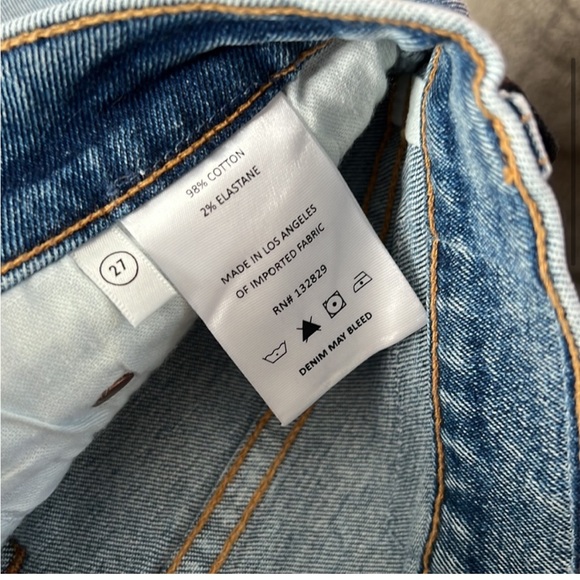 New GRLFRND Cassidy Midrise Straight Jeans In la brea Size 27 - Picture 5 of 9